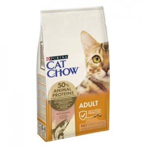 Cat Chow Adult cu ton si somon 15kg