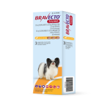 BRAVECTO TRIUNO antiparazitar intern si extern pentru caini 50mg (2.5- 5 kg)- 3 comprimate