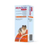 BRAVECTO TRIUNO antiparazitar intern si extern pentru caini 100mg (5-10 kg)- 3 comprimate
