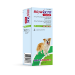BRAVECTO TRIUNO antiparazitar intern si extern pentru caini 200mg (10-20 kg)- 3 comprimate