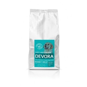 Devora Grain Free Puppy Large si Medium cu iepure 4 kg