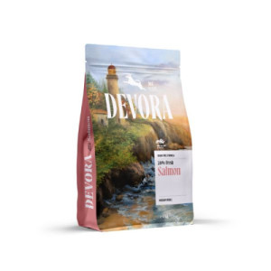 Devora Grain Free cu somon 4 kg Devora Grain Free cu somon 4 kg