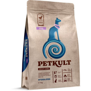 Petkult Adult Care Sterilised cu rata 7kg