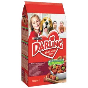 Darling Dog Adult cu vita pui si legume 15kg
