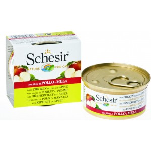 Schesir Fruit Pui cu Mar 75gr